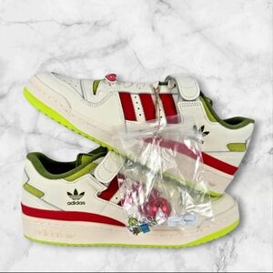 ADIDAS ORIGINALS FORUM LOW X THE GRINCH SHOES